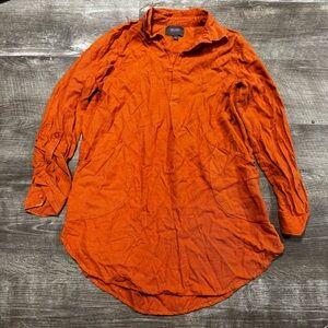 Forcynthia Beachwear Orange Coverup Dress Size Small